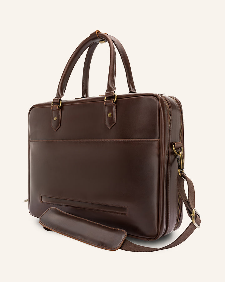 Leather XL Briefcase Albert