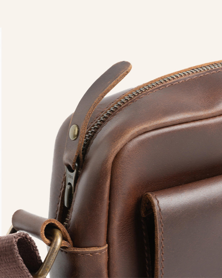 Leather Reporter Bag Collector