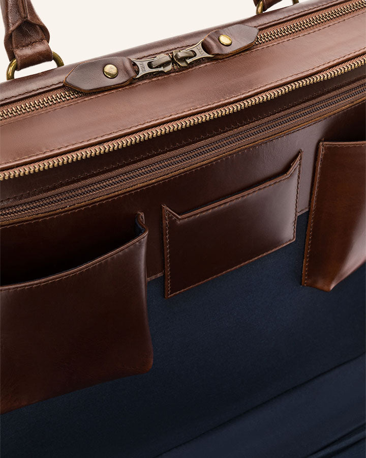 Leather XL Briefcase Albert