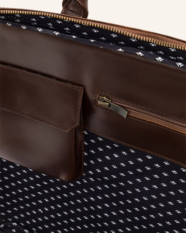 Leather XL Briefcase Albert