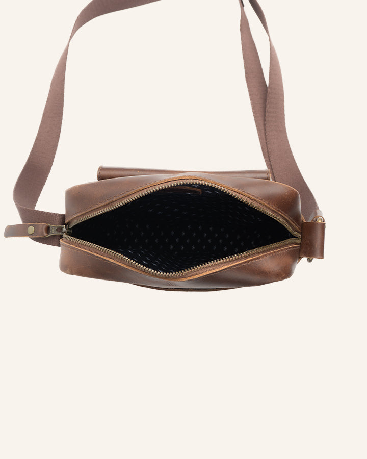 Leather Reporter Bag Collector