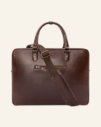 Leather XL Briefcase Albert