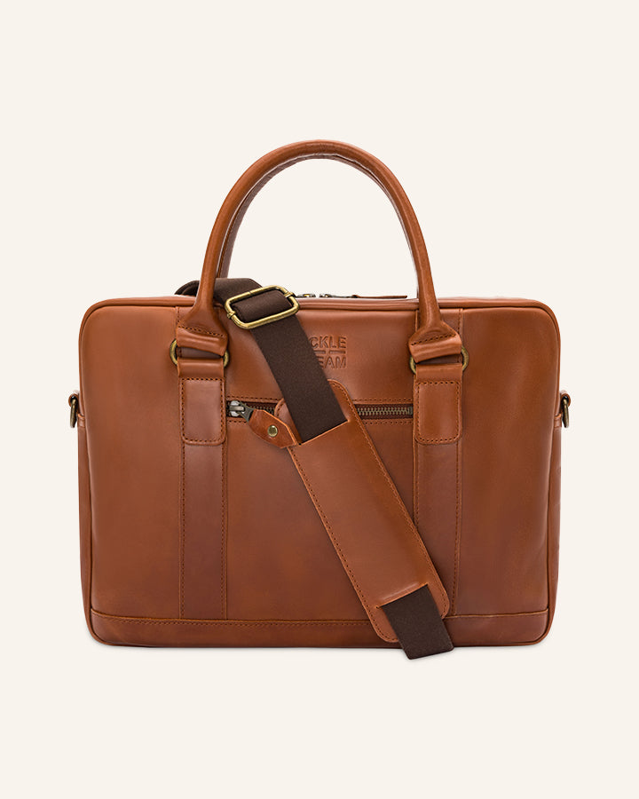 Leather Business Briefcase Everett