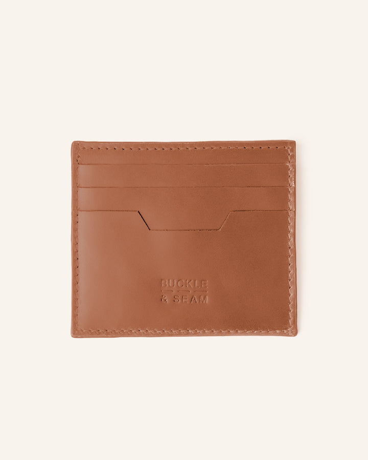 Leather Card Holder Sterling