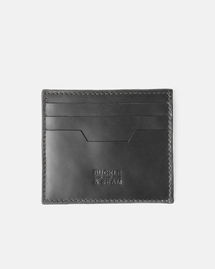 Leather Card Holder Sterling