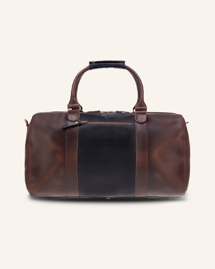 Leather Weekender Willow Mixmatch | Blue