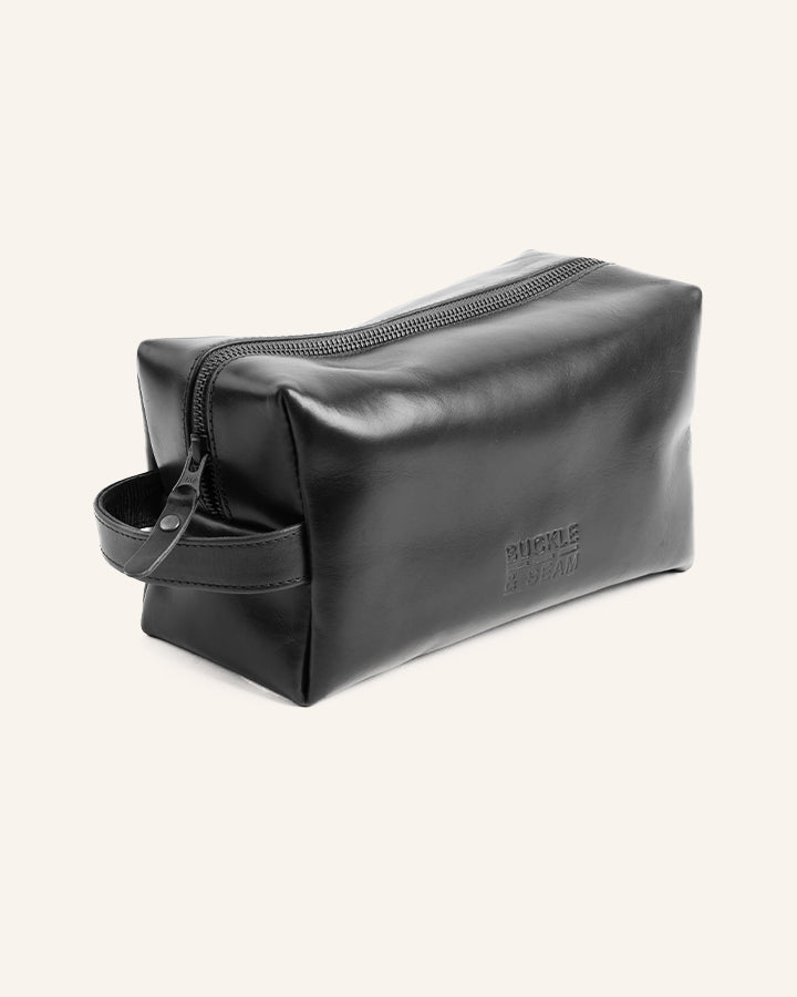 Leather washbag Everest