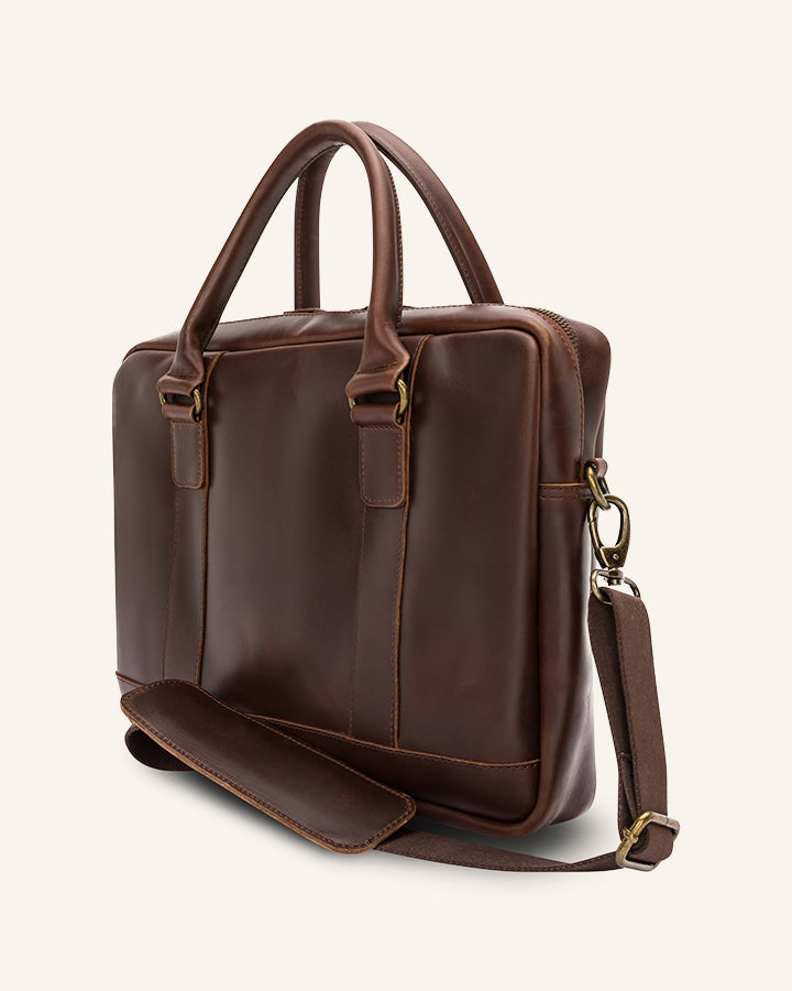 Leather Business Briefcase Everett