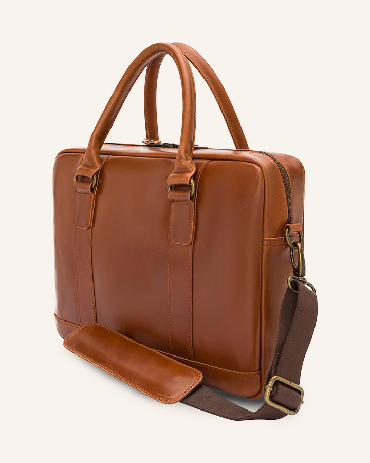 Leather Business Briefcase Everett
