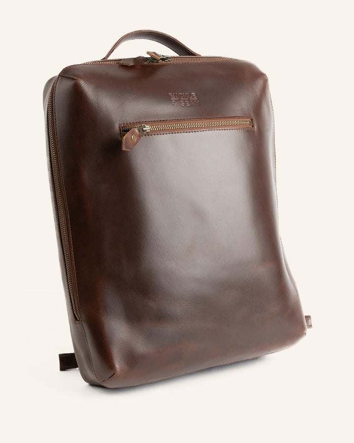 Leather Backback Mik