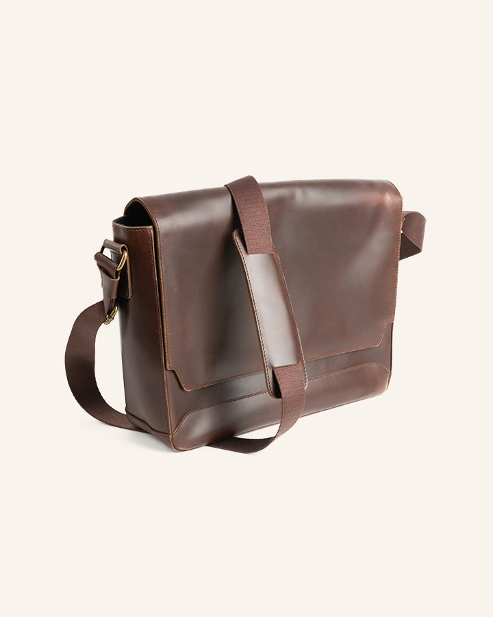 Leather Messenger Bag Times