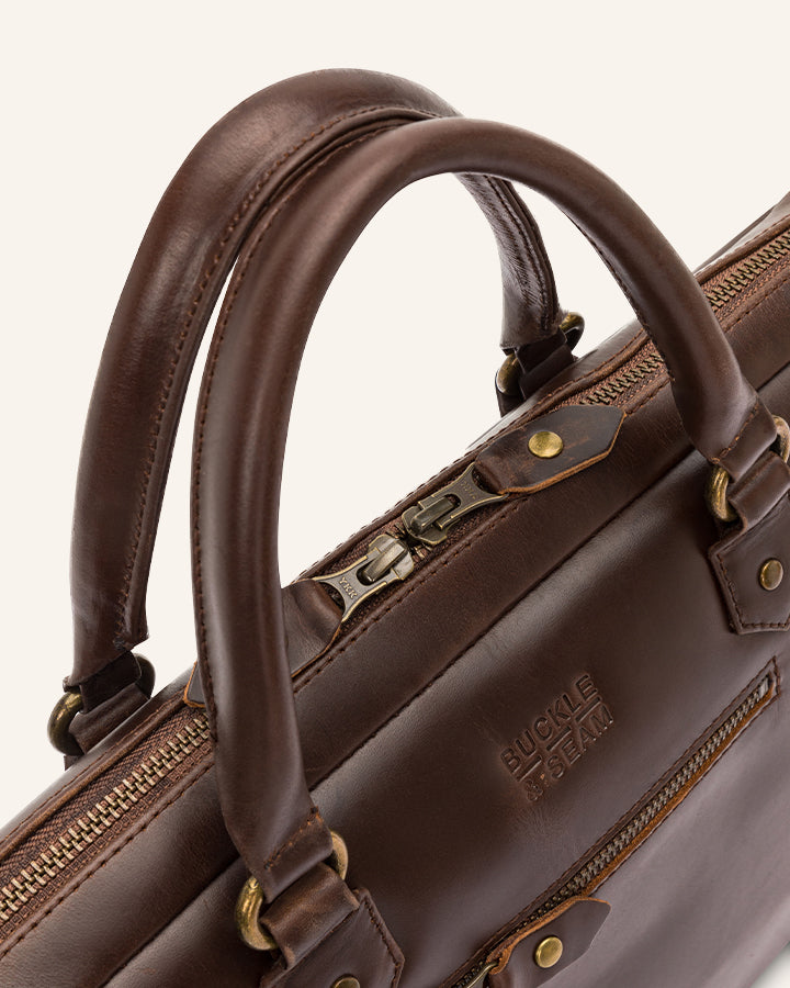 Leather Briefcase Cali