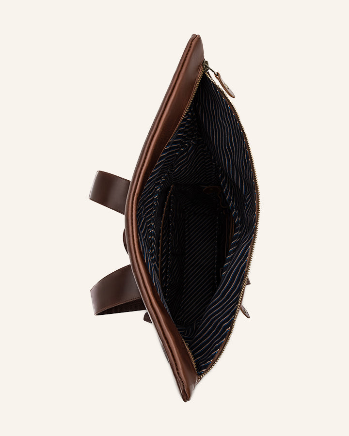 Leather Rolltop Backpack Norman