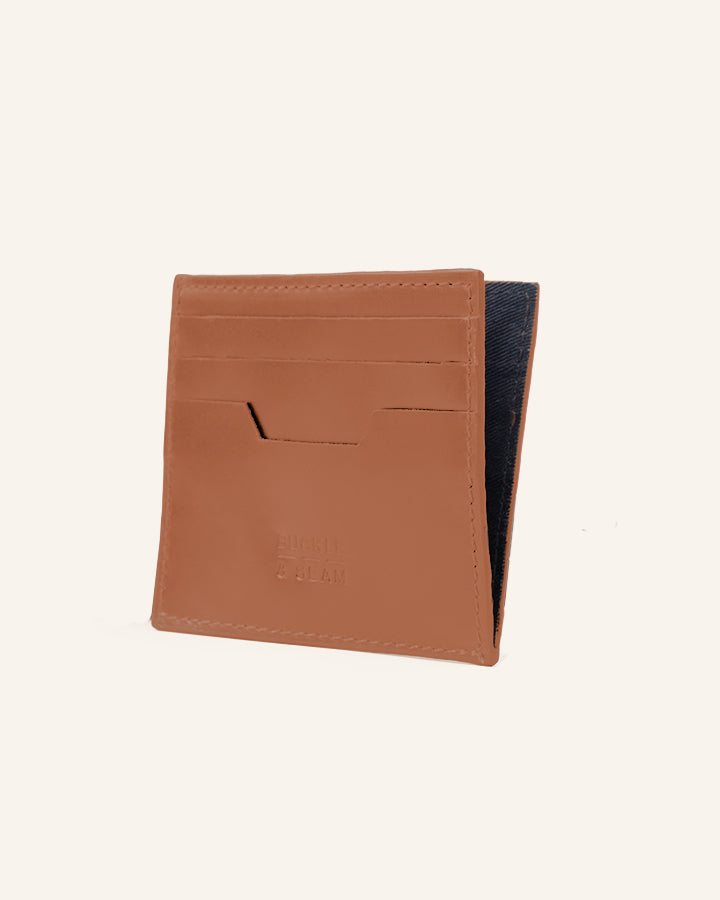 Leather Card Holder Sterling