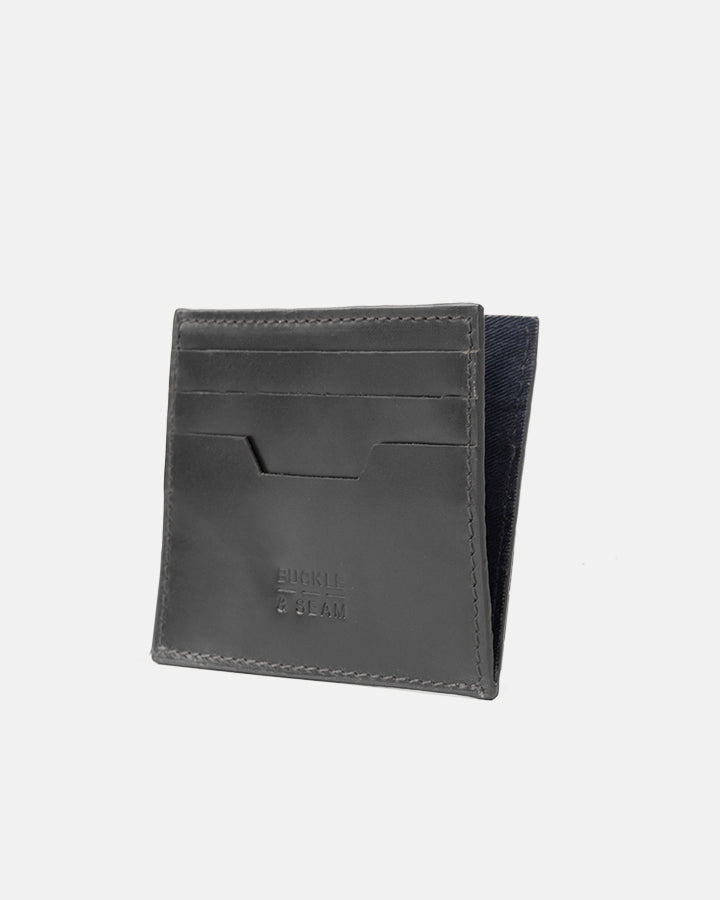 Leather Card Holder Sterling