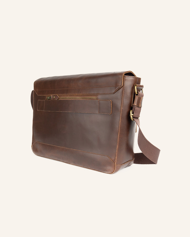 Leather Messenger Bag Times