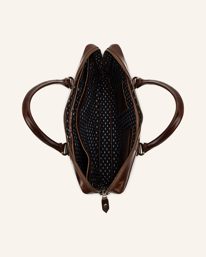 Leather Briefcase Cali