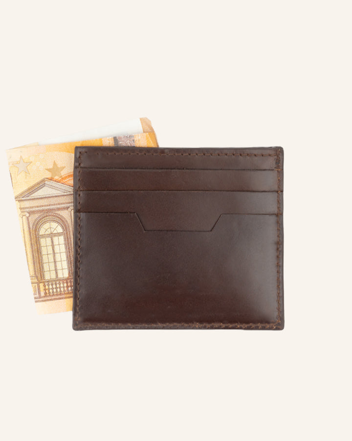 Leather Card Holder Sterling