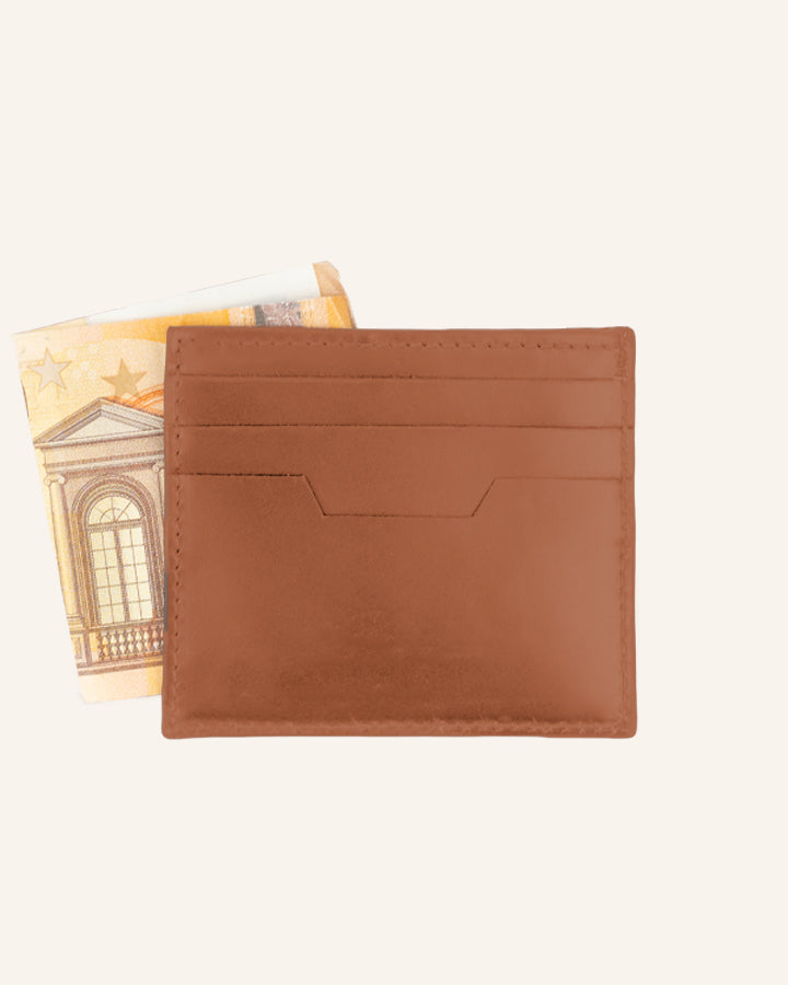 Leather Card Holder Sterling