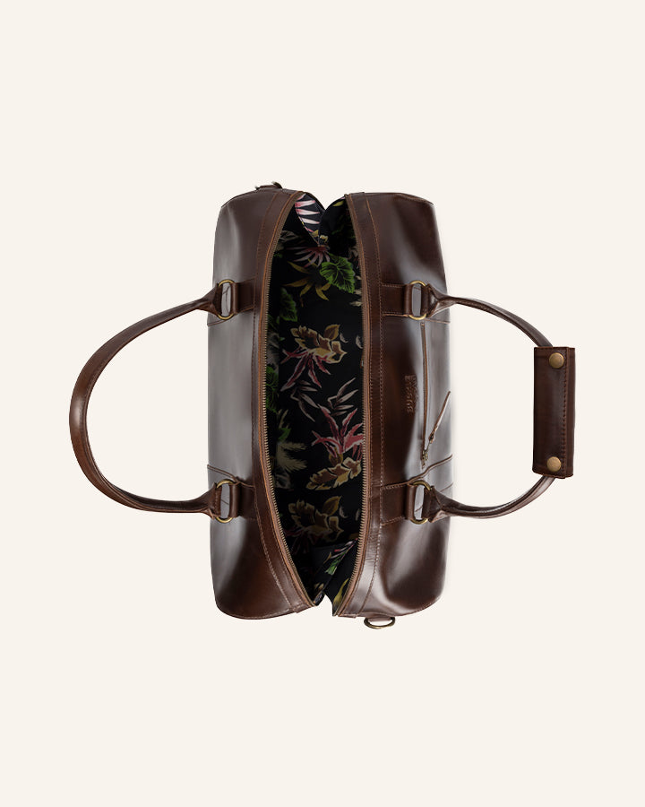 Leather Weekender Willow