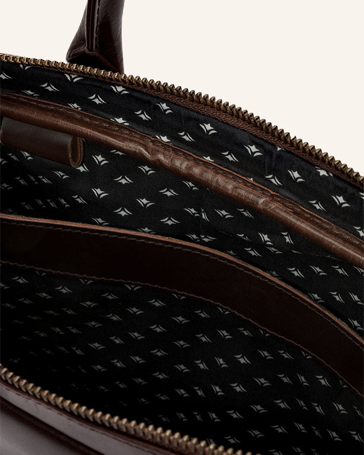 Leather Briefcase Cali