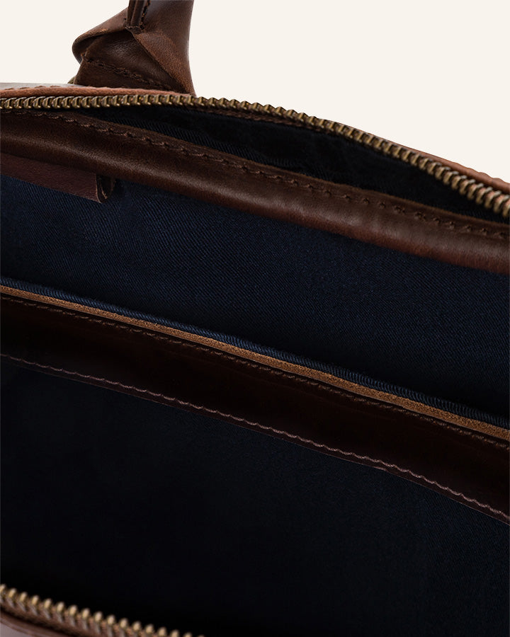 Leather Business Briefcase Everett