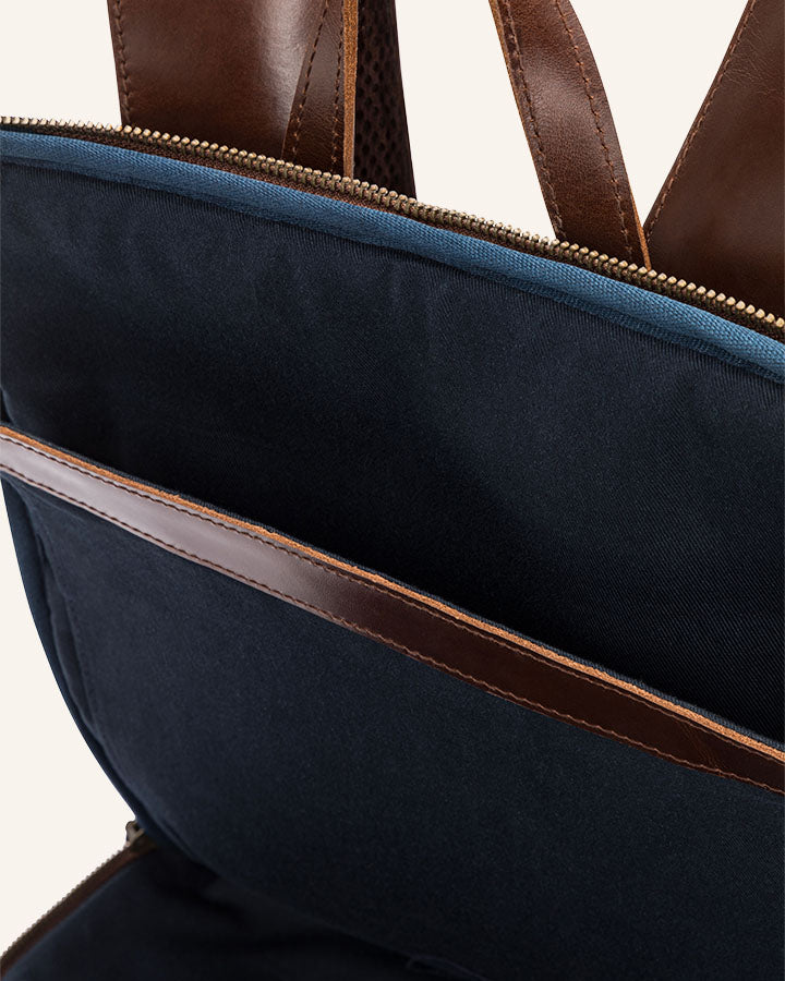 Leather Rolltop Backpack Norman