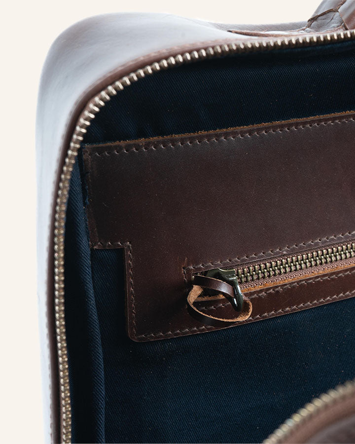 Leather Backback Mik