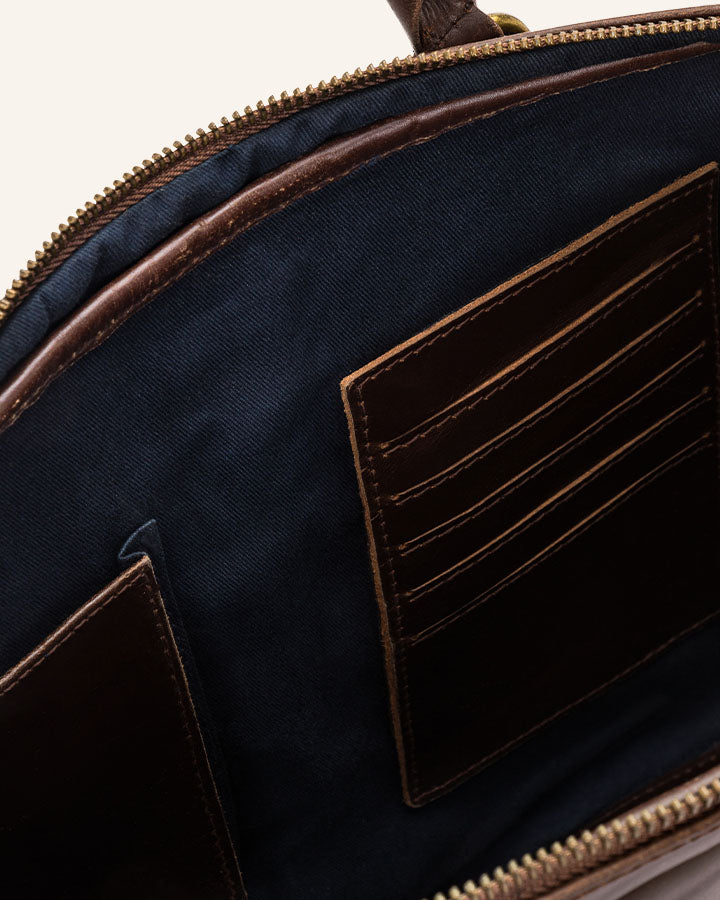 Leather Briefcase Cali