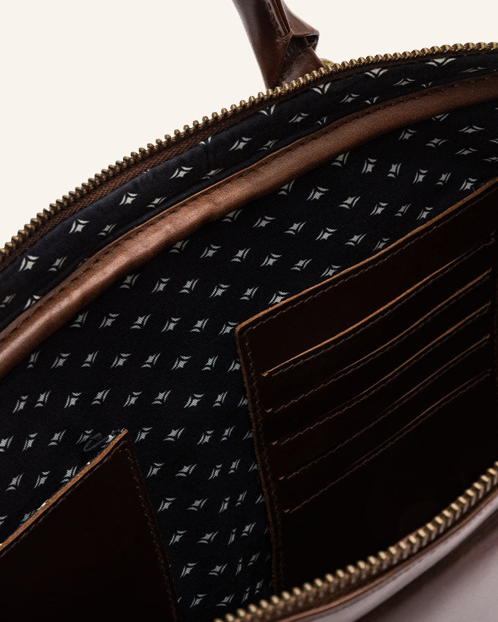 Leather Briefcase Cali