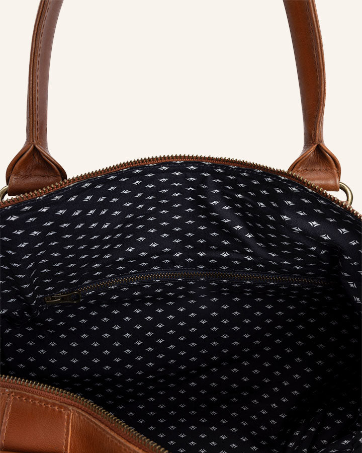 Leather Weekender Collin