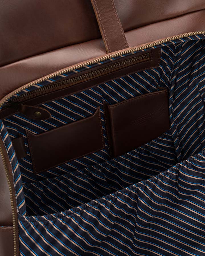 Leather Rolltop Backpack Norman