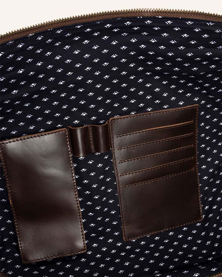Leather Weekender Willow