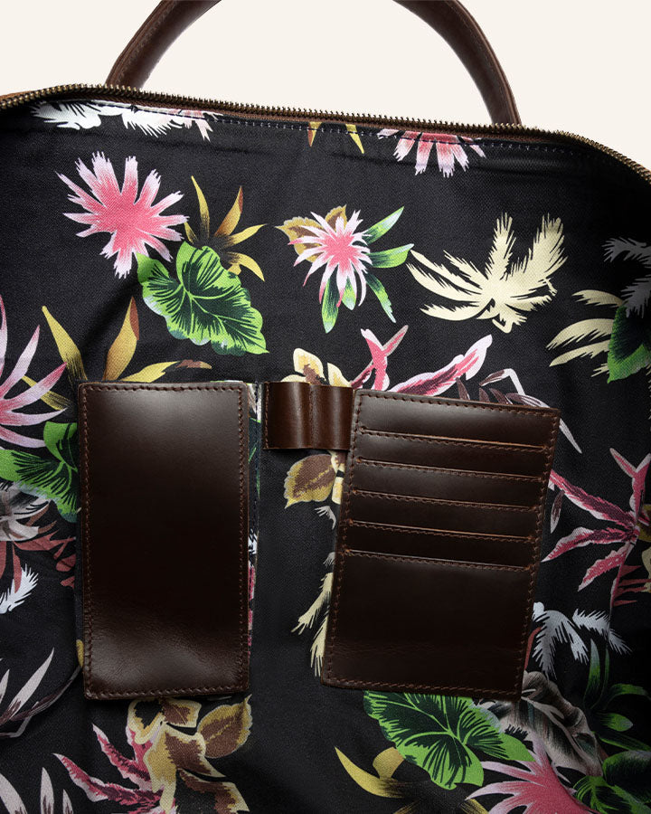 Leather Weekender Willow