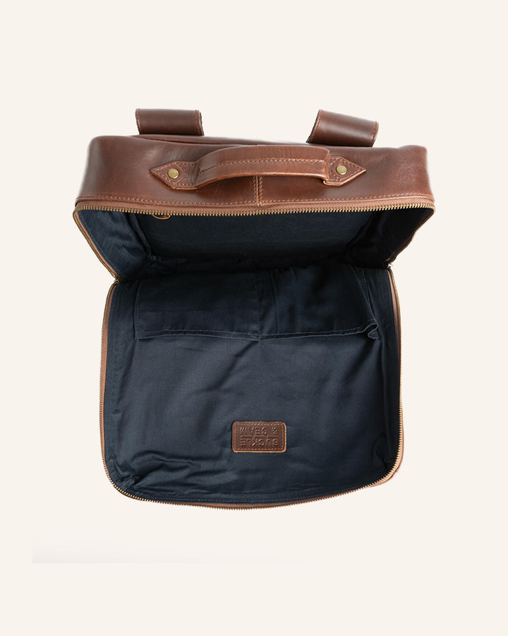 Leather Backback Mik