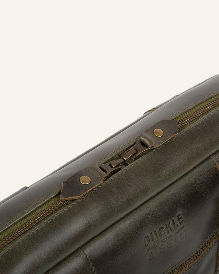 Leather Business Briefcase Everett