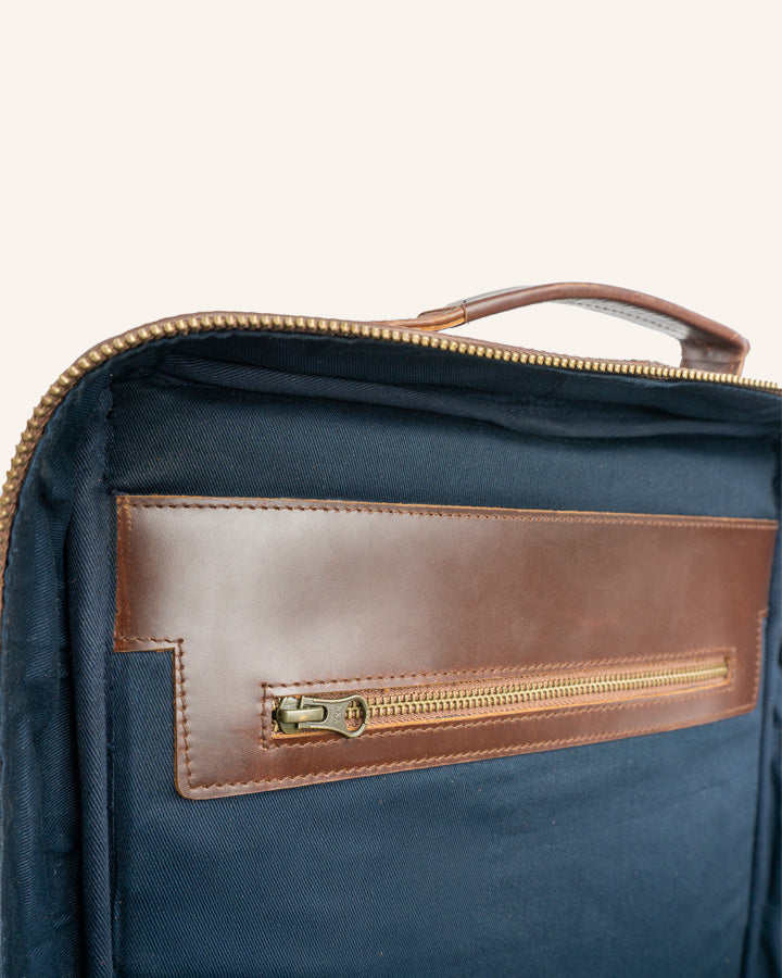 Leather Backback Mik