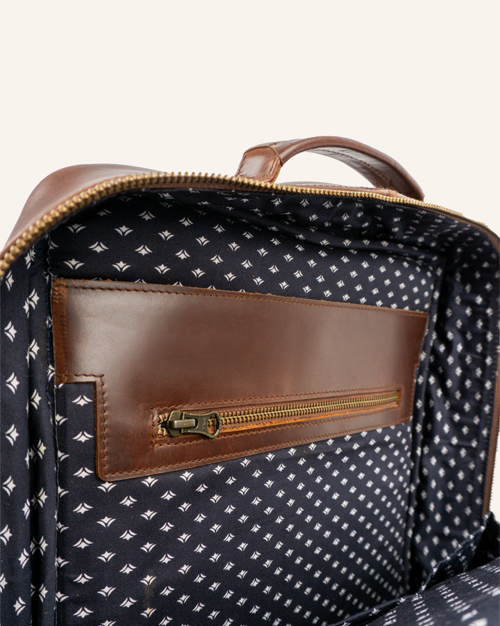 Leather Backback Mik