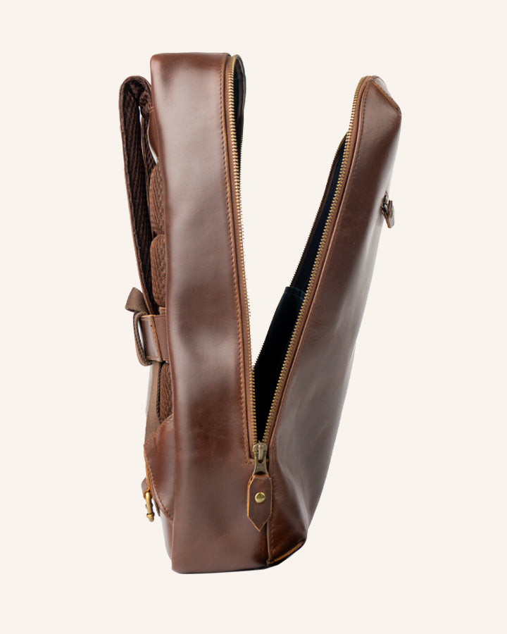 Leather Backback Mik